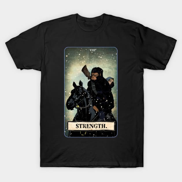 TAROT VIII - STRENGTH T-Shirt by AyAyRonM